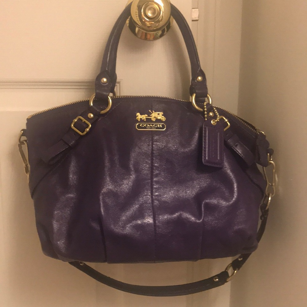 Coach leather satchel purse